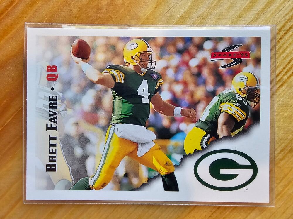 Brett Favre 1995 Score #224 - Star Struck - Green Bay Packers NFL - Fresh Pull